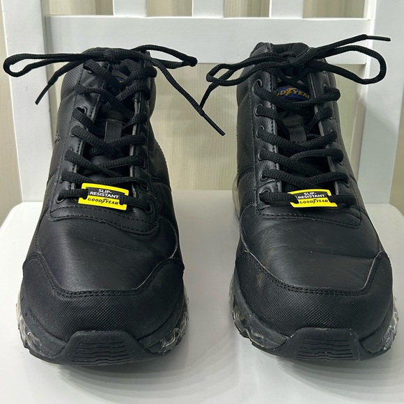 GOODYEAR Engineered by Skechers Slip-Resistant Work Shoes Men’s 11 Black - Picture 4 of 9